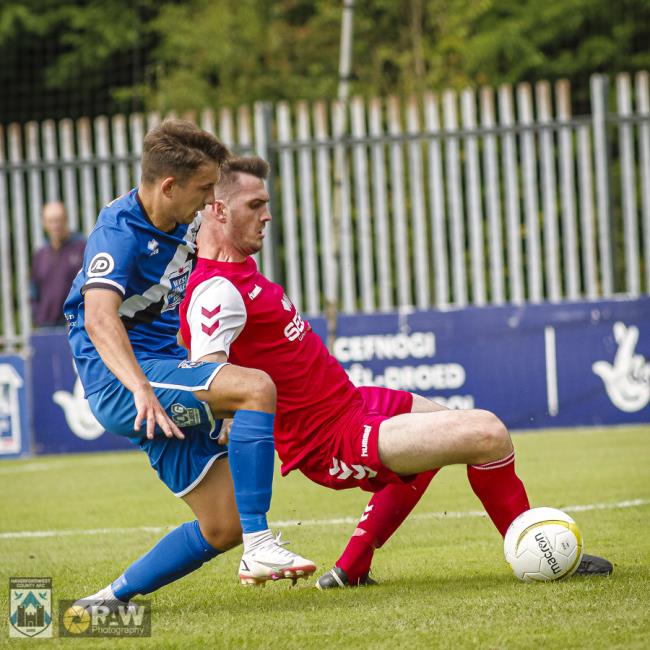Ben Fawcett scored in vain for Haverfordwest County