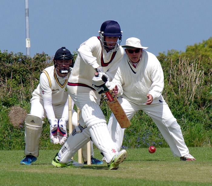 Paul Webb scored 17 runs for Whitland in their defeat at Burton