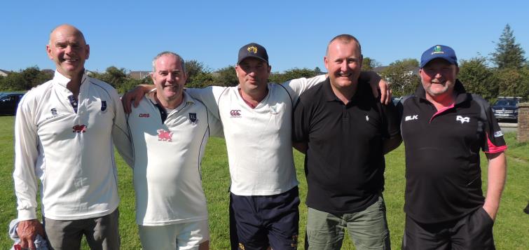Paul Webb, Ian Capon, Simon Holliday, Craig Nutty and Ian Milsom