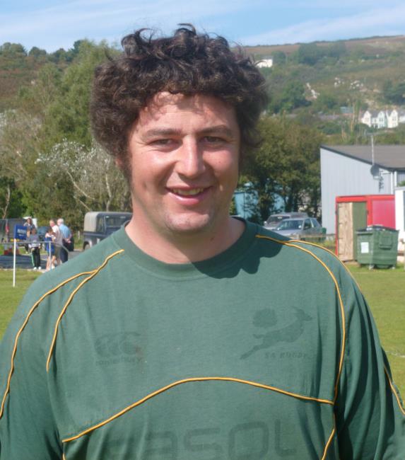 Randall Williams - delighted Crymych coach