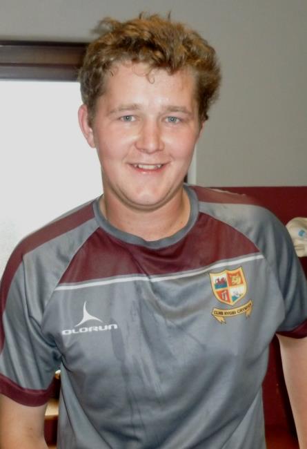 Rhys Beaky Davies - try hat-trick for Crymych player