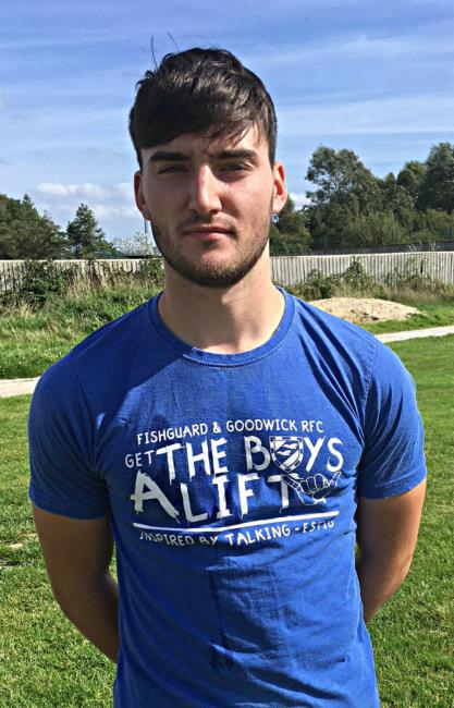 Rhys Evans - try for Fishguard and Goodwick