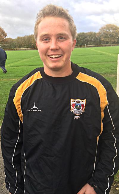 Rhys Price - good try for St Davids