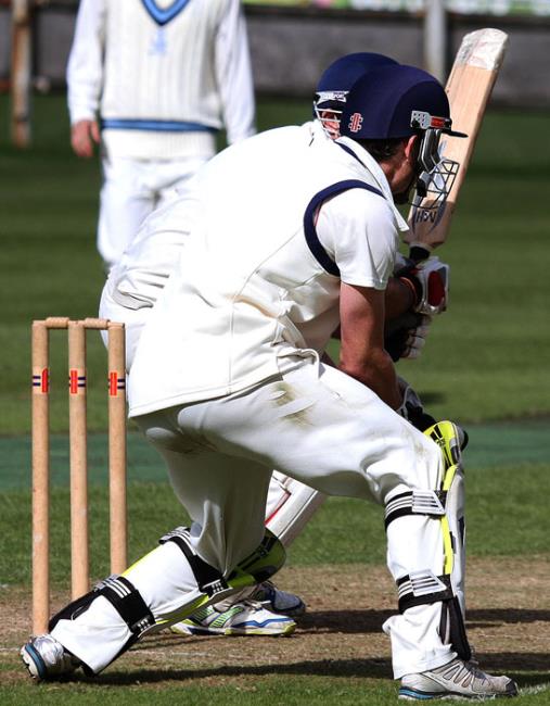 Ritchie Adams caught behind