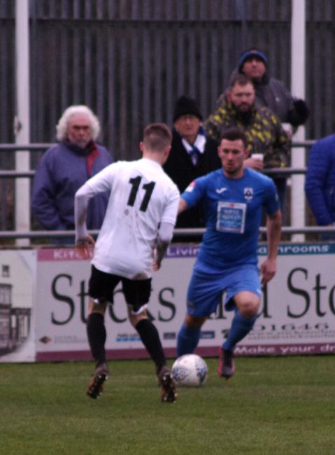 ​Ricky Watts was sent off