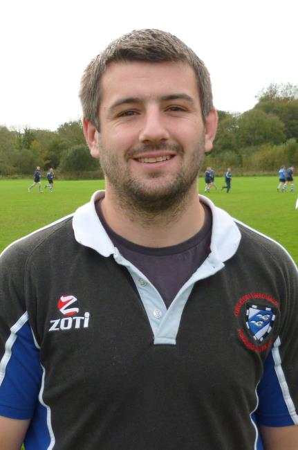 Simon James - another vital try for Fishguard No 8