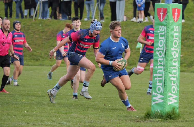 The Young Blues score another try