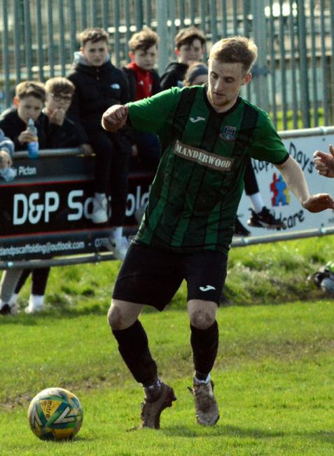 Adam John scored with a terrific left foot strike for Hakin