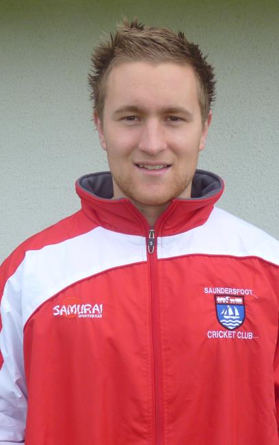 Yannic Parker - vital try for Tenby United