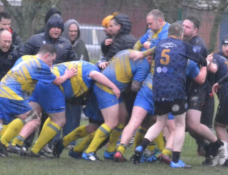 The Vikings control a driving maul