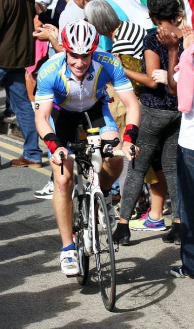 Spectacular pictures from Tenby of Ironman 2015