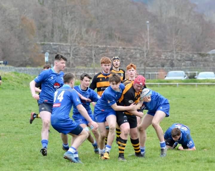 Aled Rogers on the charge