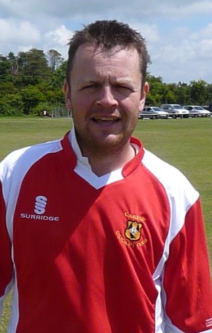 Brian Hall - batted really well in the Carew rearguard action