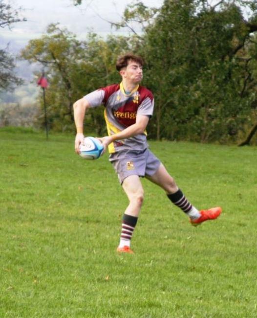 Gruff Edwards - Crymych man of the match with 17 points