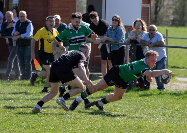  Gwernyfed score a cracking try