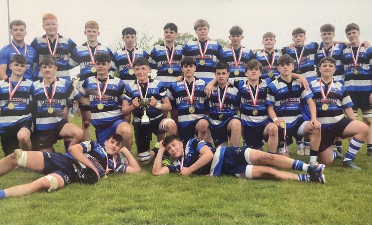 Fishguard and Goodwick under 15 champs at Crickmarren, Pembroke