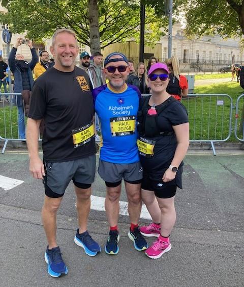 Karl, Paul and Fiona get together afterwards