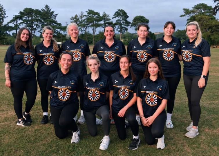 Kilgetty Ladies, who beat Llangwm in a tight finish