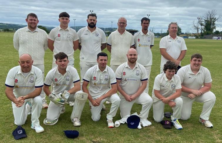 Runners-up Hundleton pre-match