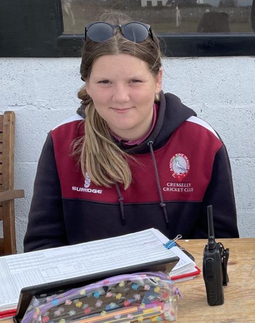 Jess Lewis - showing she is a top bowler as well as ace scorer