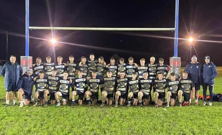  Ollie and his Dewar Shield team-mates and coaches