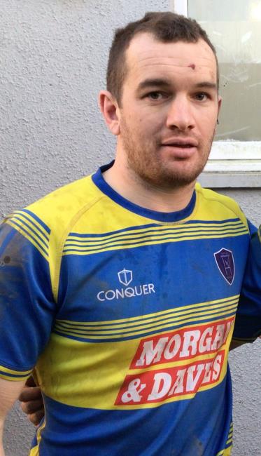 Rhodri Jenkins - points aplenty for Aberaeron centre
