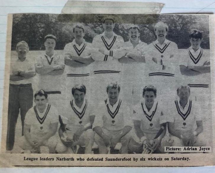 Rupert in the Narberth team