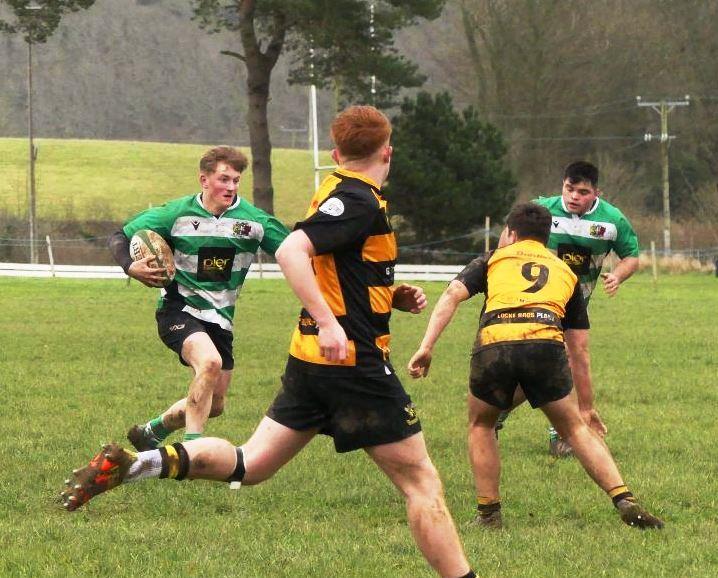 Toby Rees looks to break for young Borderers