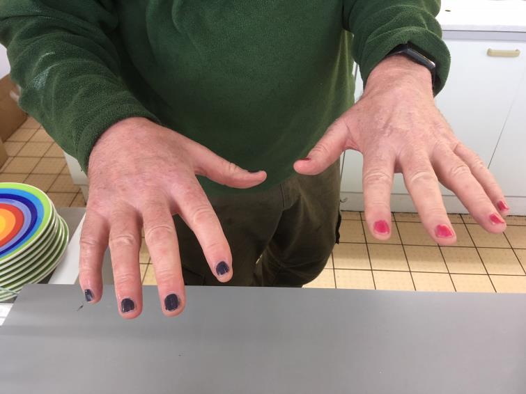 Lovely nails Ian Jenkins
