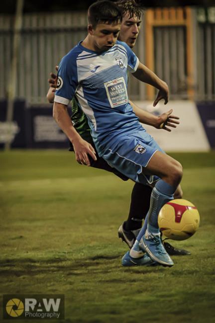Ben Fawcett scored winner for Haverfordwest County