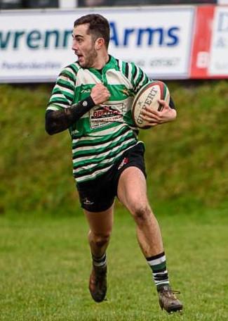 Whitland try scorer - Gino Setaro