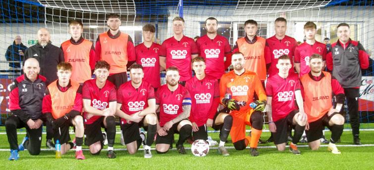 Pennar Robins lineup before kick off