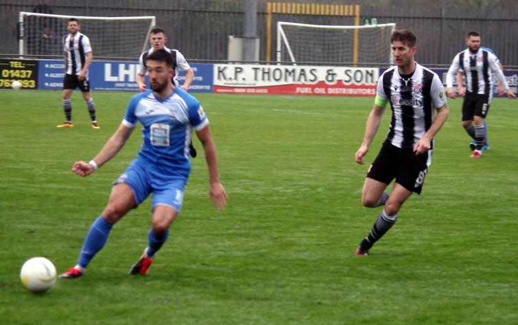 Elliot Scotcher on the ball