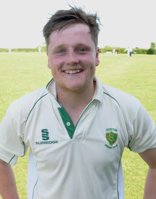 Toby Hayman cracked 41 for Burton