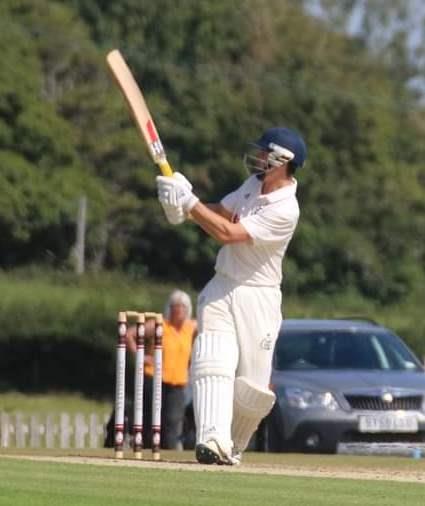  Joe Kiff hits a big six for Burton