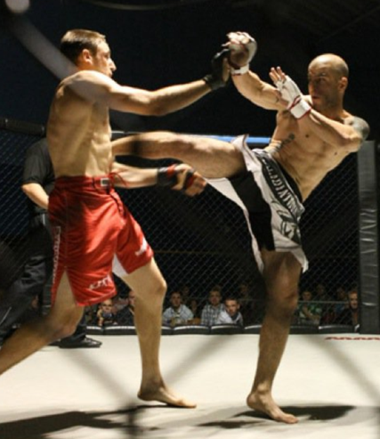 Alex Ward in his kick boxing days