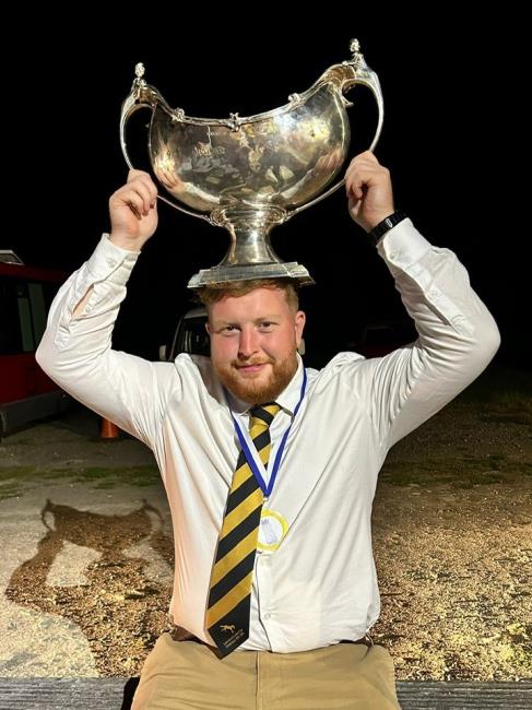 Harry - delighted to help Lawrenny to silverware