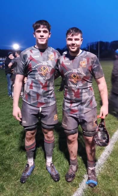 Iestyn Wood and Jac Delaney - debutants at senior level