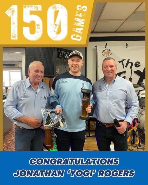 Jonathan Rogers - played his 150th game for Narberth