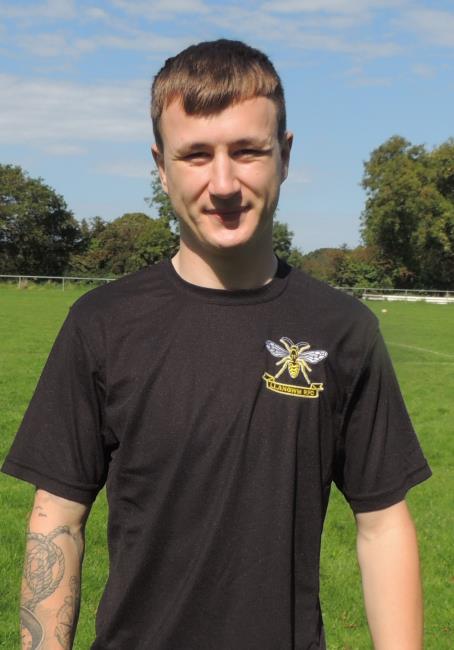 Jack Roberts - outstanding in defence for Llangwm