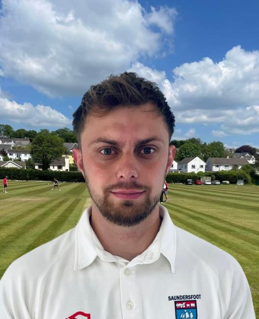 Sam Franklin - runs and wickets again  for Saundersfoot