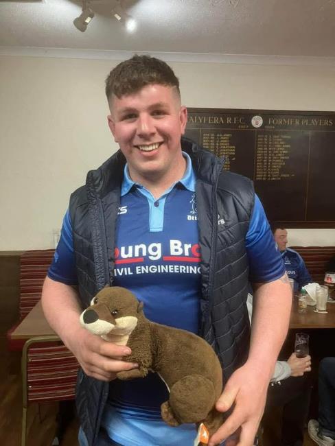 Will Blackburn - man of the match for Narberth against Cardiff Met
