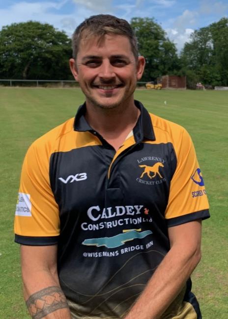 Troy Purslowe - unbeaten century for Lawrenny