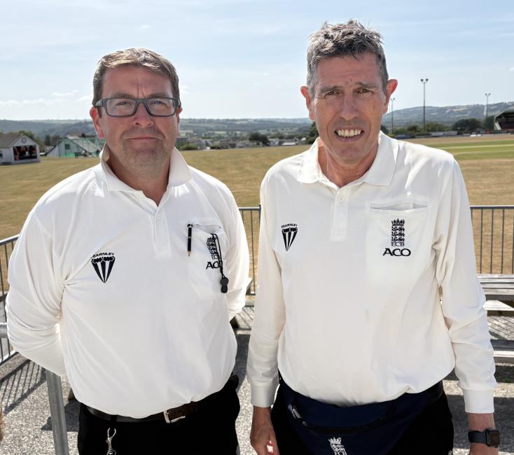  Umpires - Huw Simpkins and Jonathan Twigg