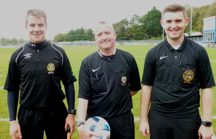 The football match officials