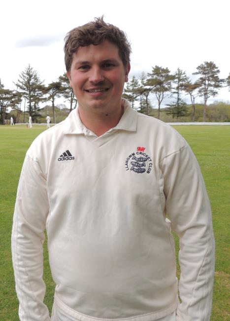 Ollie Davies - a five-wicket haul for Llangwm pace man
