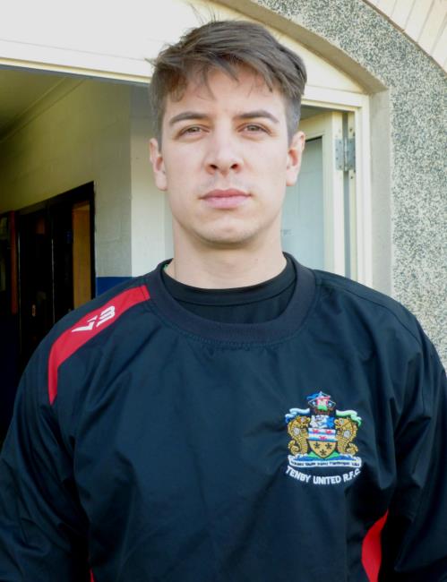 Barry Parsons - Tenby No 8 scored a try