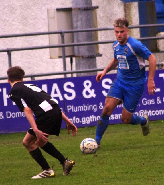 Ashley Bevans worked hard up front