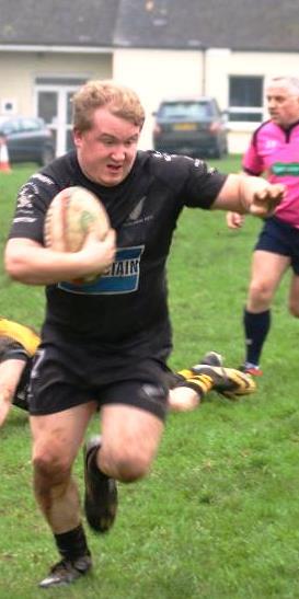 Chris Morgan - back with a try for Neyland