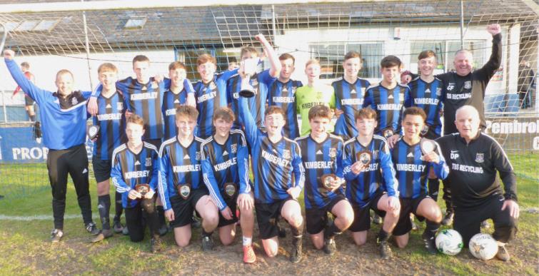 Winners Hakin United Under 16s